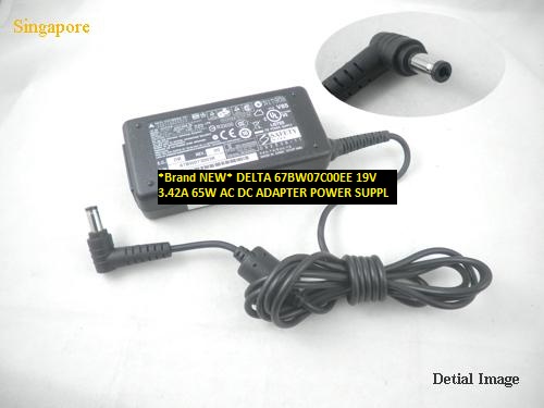 *Brand NEW* DELTA 19V 3.42A 67BW07C00EE 65W AC DC ADAPTER POWER SUPPLY
